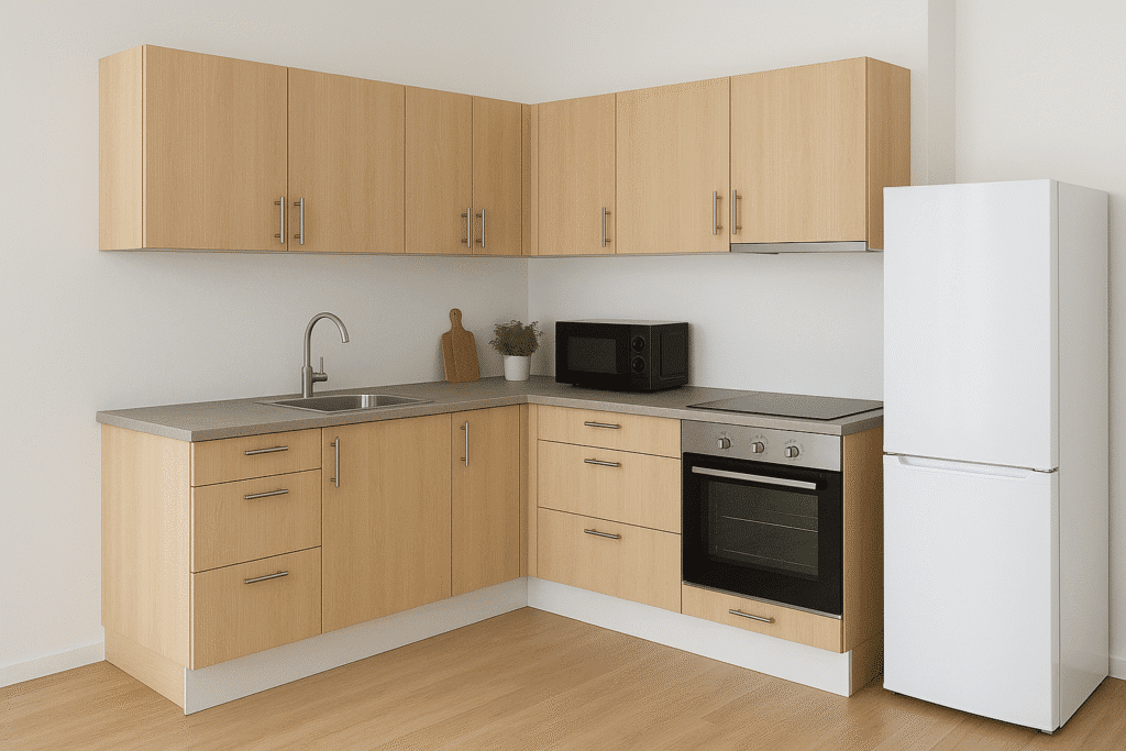 L-Shaped Kitchen 