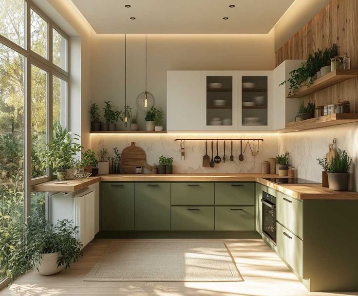 L-Shaped Kitchen