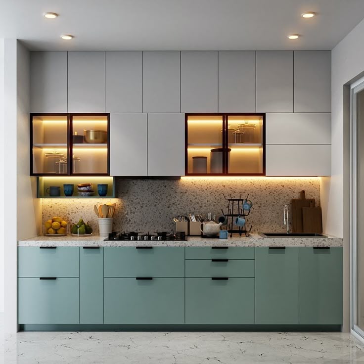 Straight-Line Kitchen