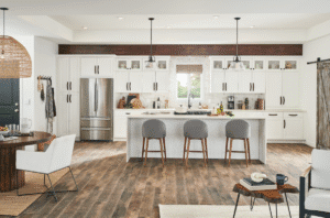 Compact Peninsula Kitchen with Storage Solutions