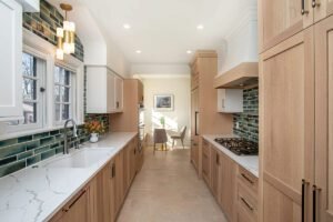 Contemporary Grey Double Galley Kitchen