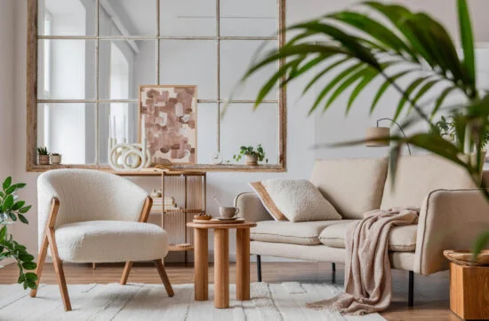 stylish-compositon-modern-living-room-interior-with-frotte-armchair-sofa-plants-painting-wooden-commode-side-table-elegant-home-accessories-template-copy-spacexa